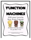 Star Wars Function Machines - Algebra Input Output Boxes -