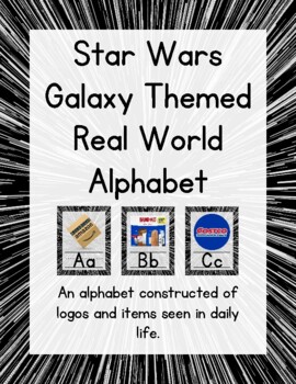 Preview of Star Wars Galaxy Themed Real World Alphabet