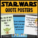 Star Wars Inspirational Quote Posters for Classroom Decor