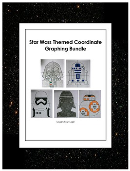 Preview of Star Wars Inspired Coordinate Graphing Bundle