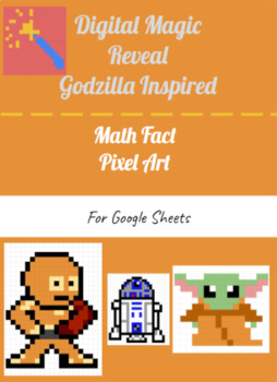 Preview of Star Wars Inspired Math Pixel Art Reveal