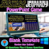 Star Wars & Jeopardy PowerPoint Game Bundle - 2 Customizab