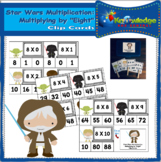 Star Wars Multiplication: Multiplying By EIGHT Clip Cards - EBOOK