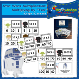 Star Wars Multiplication: Multiplying By TEN Clip Cards - EBOOK