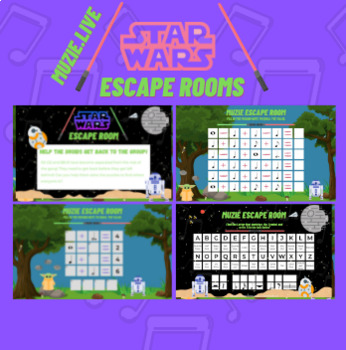 Preview of Star Wars Music Escape Room Bundle