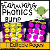 Starwars Phonics BUMP, 12 Editable Pages, 11 Phonics-Based