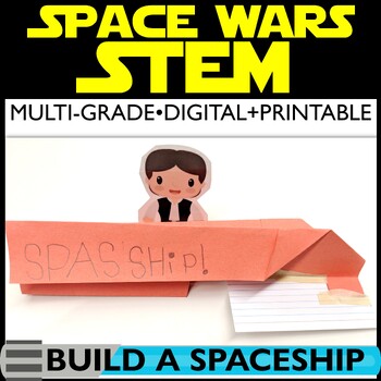 Preview of May 4th Activities STEM Spaceship May the Fourth Be with You Challenge airplane