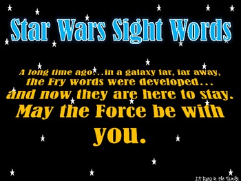 english kindergarten 2 worksheets Words Fry Teach Star Wars 300 First and Words: the Sight