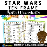 Star Wars Ten Frame Math Worksheets