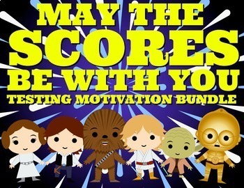 Preview of Star Wars Testing Motivation Bundle: May The Scores Be With You