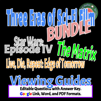 Preview of Star Wars, The Matrix, and Live, Die, Repeat BUNDLE (Google, PDF, Word)