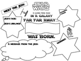 Star Wars Theme All About Me Student Poster