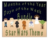 Star Wars Theme Days of the Week & Months of the Year