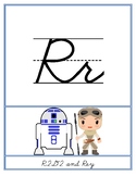 Star Wars Theme Word Wall Alphabet ABC Handwriting Lined P