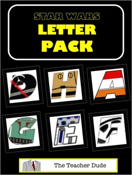 Preview of Star Wars Themed Alphabet Letter Pack