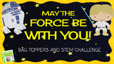 Star Wars Themed Bag Toppers and STEM Challenge