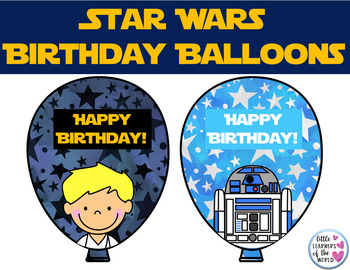 Preview of Star Wars Themed Birthday Balloons