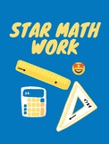 Star Work Bulletin Board: English, Math, Science