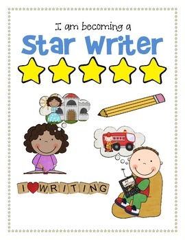 Preview of Star Writers - Kindergarten/Beginning Writing Workbook