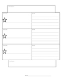 Star idea writing organizer