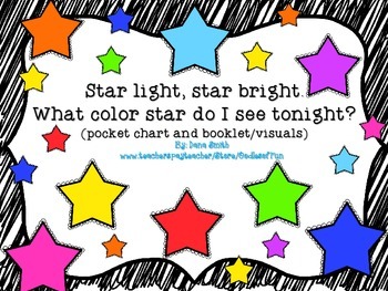 Preview of Star light, star bright.  What color star do I see tonight?