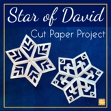 Star of David Cut Paper Art Project!
