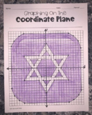 Star of David EMOJI- Graphing on the Coordinate Plane/ Mys