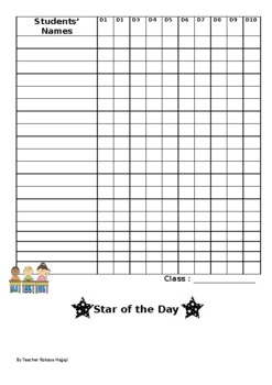 Preview of Star of the Day