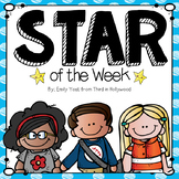 Star of the Week- with EDITABLE parent letter!