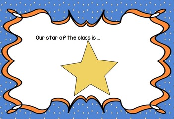Preview of Star of the class