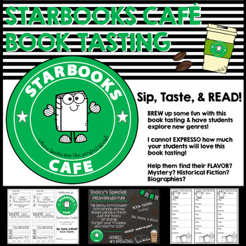 Starbooks Cafe Book Tasting by Michelle Little | TpT
