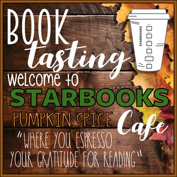 Preview of Starbooks Cafe Book Tasting Activity Event Set for Thanksgiving Fall November