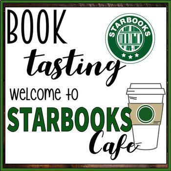 Preview of Starbooks Cafe Book Tasting Activity Event Set (now get new version new logo!)