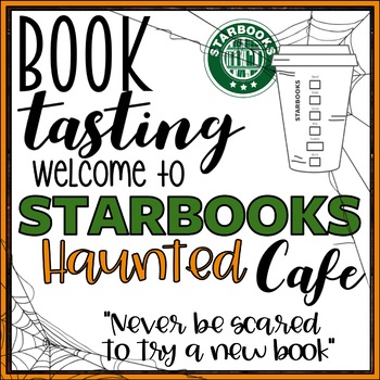 Preview of Starbooks Cafe Book Tasting Activity Set Halloween Fall October