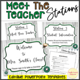 Starbooks Meet the Teacher Stations Editable PowerPoint Op