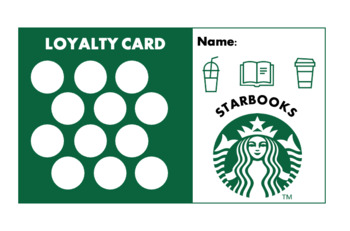 Preview of Starbooks loyalty card