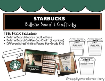 Preview of Cute Kid Cafe Bulletin Board Pack