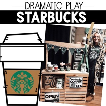 Preview of Starbucks Coffee Dramatic Play