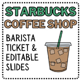 Starbucks Day Slides & Barista Ticket | Great for Test Pre