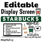 Starbucks Mode - Display Screen Slide 