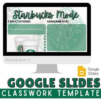 Preview of Starbucks Mode Google Slides Template