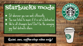 Starbucks Mode Powerpoint Slide (Editable)
