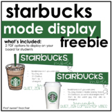 Starbucks Mode SMART Board Display | Freebie