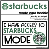 Starbucks Mode Student Card | Freebie