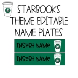 Starbucks Theme Name Plates