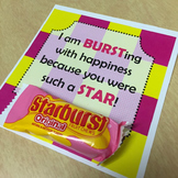 Starburst Printable - BURSTing with Happiness - Editable