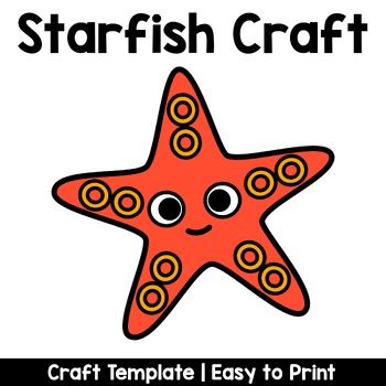 Easy DiY Starfish Craft for Kids with Free Template – Simple Mom