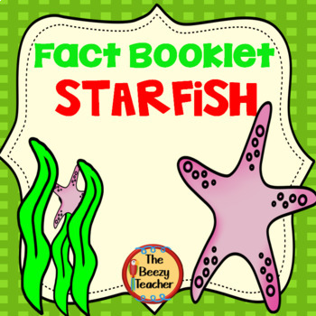 Preview of Starfish Fact Booklet | Nonfiction | Comprehension | Craft