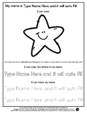 Starfish - Name Tracing & Coloring Editable #60CentFinds 1