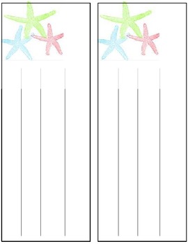 Preview of Starfish Nameplates